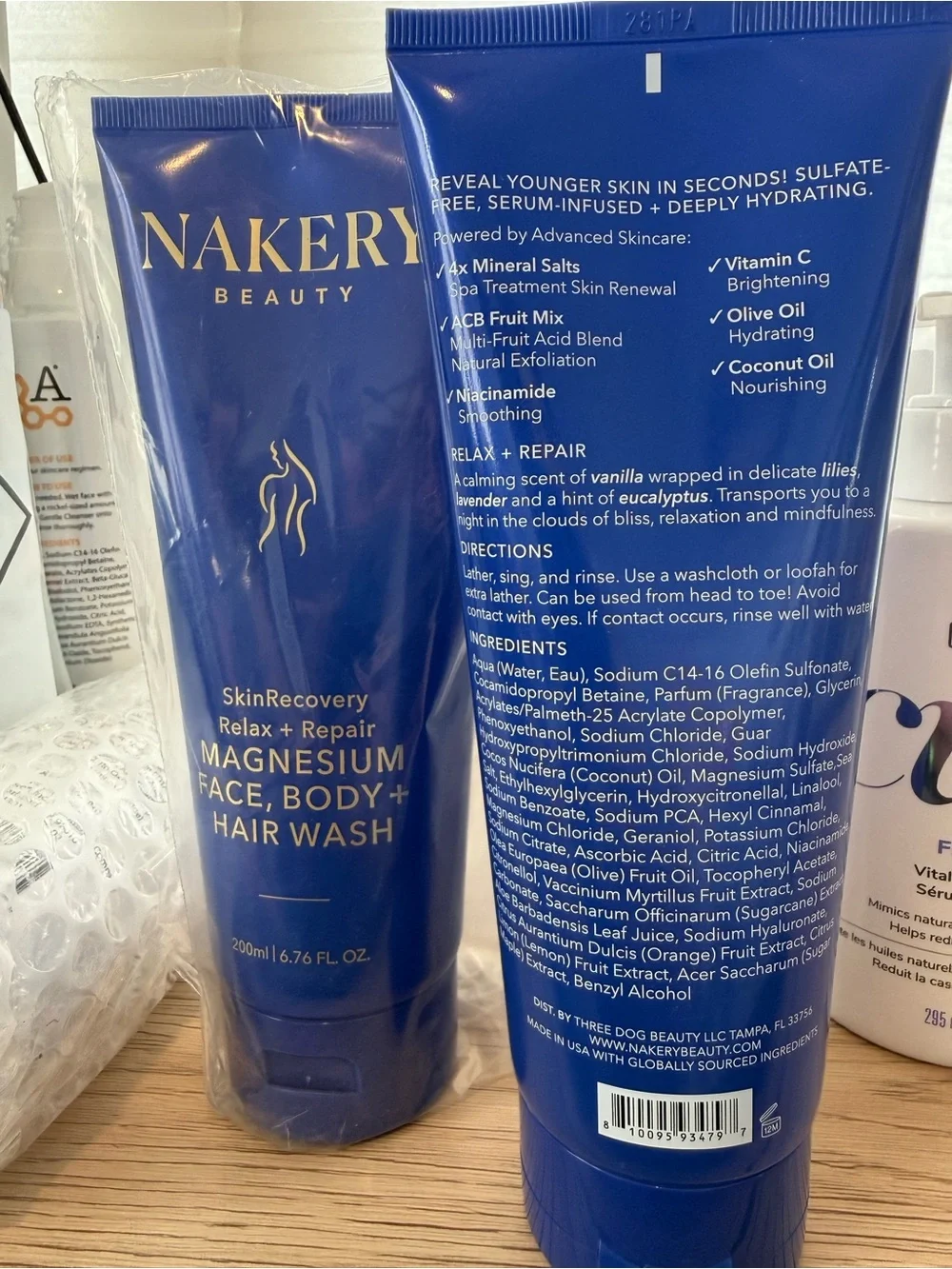 Nakery Beauty magnesium face